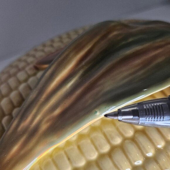 Vintage Retro Pfaltzgraff Lidded Corn Shaped Casserole Dish Kitshy Casserole - Picture 10 of 11